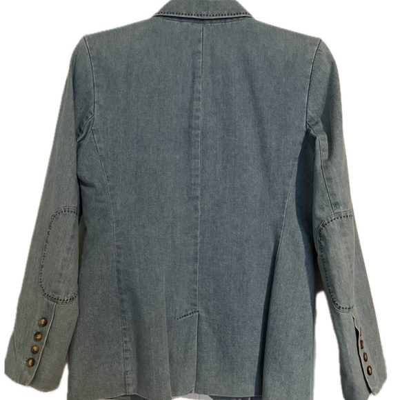 Orvis Women's Denim Blazer Jacket, Regular Size 4 - Picture 2 of 5